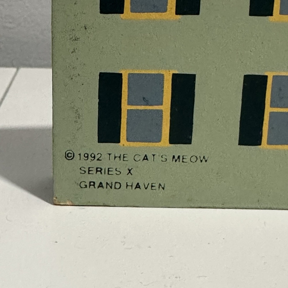 (2x PIECE) 1996 THE CAT'S MEOW SERIES XIV THREE GUYS PIZZERIA & 1992 Grand Haven - Picture 4 of 10